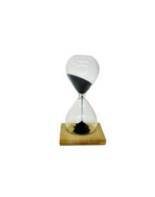Magnetic Magnetic Hourglass with Wooden Stand