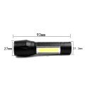 MINI VERY POWERFUL RECHARGEABLE FLASHLIGHT (XPE-COB LED) WATTON WT-030