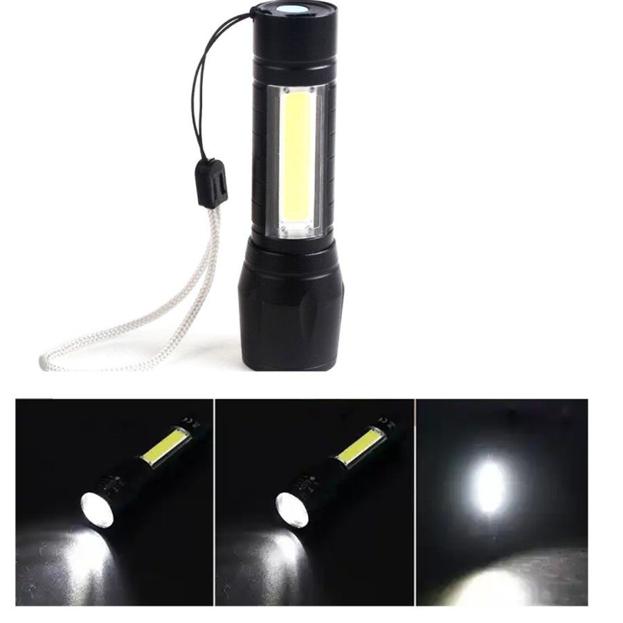 MINI VERY POWERFUL RECHARGEABLE FLASHLIGHT (XPE-COB LED) WATTON WT-030
