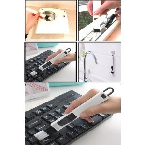 Mini Paddle Brush Computer Keyboard Window Gutter Narrow Area Nooks and Crannies Dust Brush