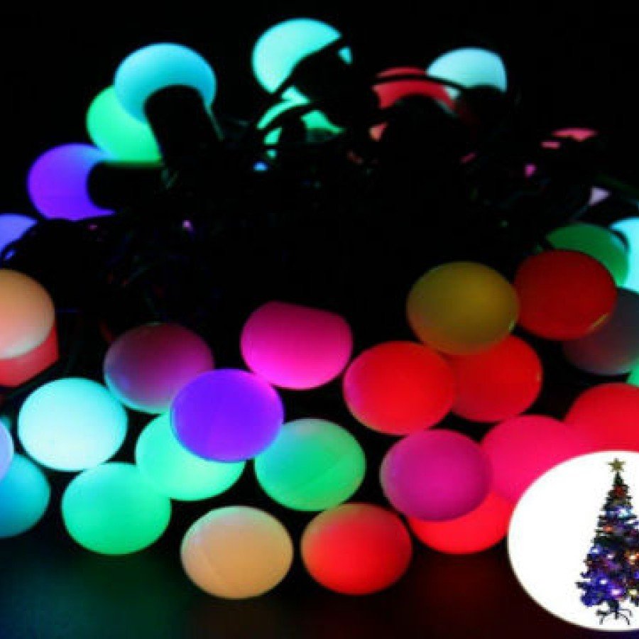 Tiny Ball 28 LED Wrap Decoration Lights - Christmas Tree Light Tiny Ball 28 LED Wrap Decoration Lights - Christmas Tree Light