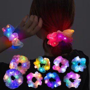Mint Green Color LED Light Elastic Hair Clip - 3 Modes Festival & Party Hair Clip Mint Green Color LED Light Elastic Hair Clip - 3 Modes Festival & Party Hair Clip