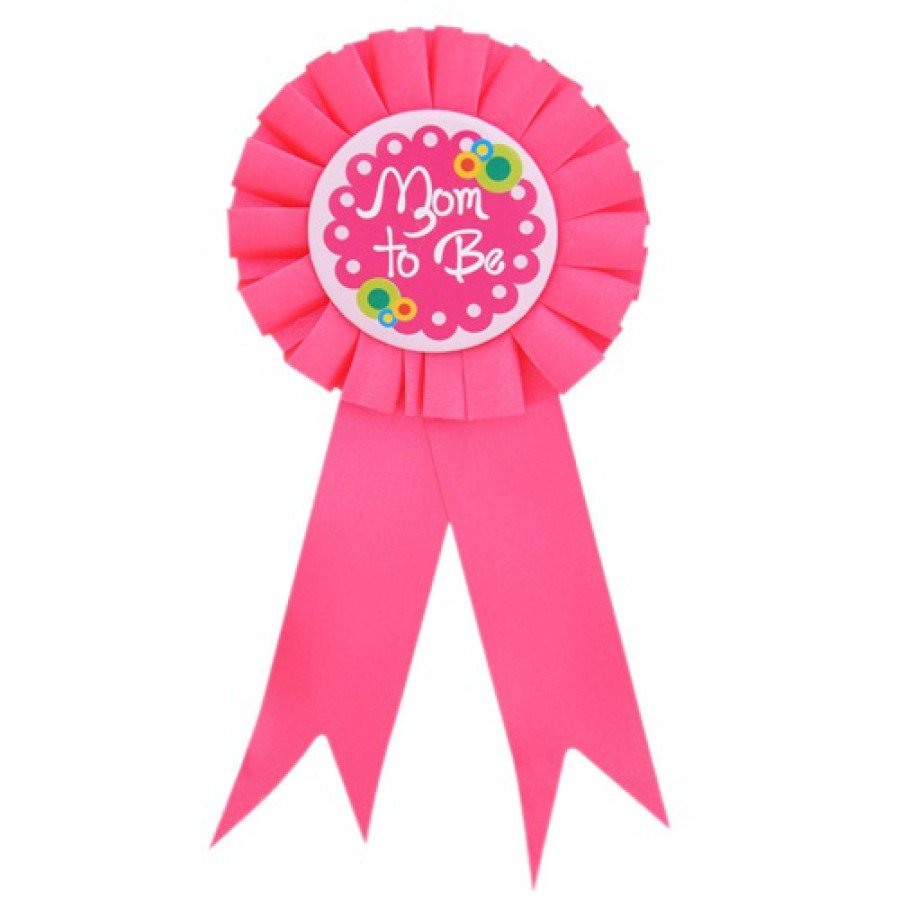 Mom To Be Written Badge Pink Color Mom To Be Written Badge Pink Color