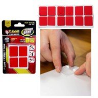 Mounting Tape 2.5 KG - Double Sided Pre-Cut Silicone Tape 12 Pack Mounting Tape, Transparent