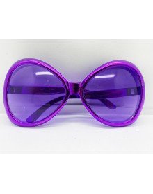 Purple Color Yeşilçam Nostalgia 80s 90s Party Glasses 7x16 cm