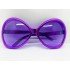 Purple Color Yeşilçam Nostalgia 80s 90s Party Glasses 7x16 cm