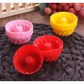 Muffin Cake Mold Silicone 6 Pieces