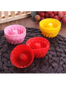 Muffin Cake Mold Silicone 6 Pieces