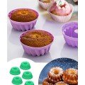 Muffin CupCake Mold with Silicone Core - Continuous Use Muffin Cake Mold 6 PCS