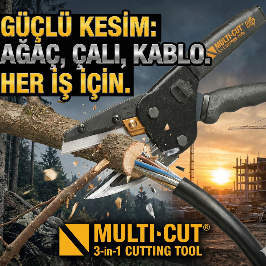 Multi Cutter Kalın Ve Sert Malzeme Kesme Aleti