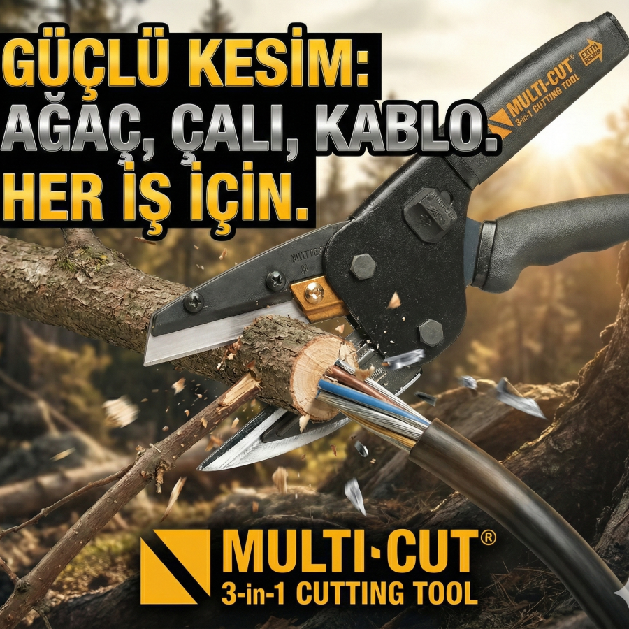 Multi Cutter Kalın Ve Sert Malzeme Kesme Aleti