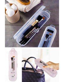 Multi Transparent Cover Bag Storage - Toothbrush - Makeup Brush - Pen Holder Box