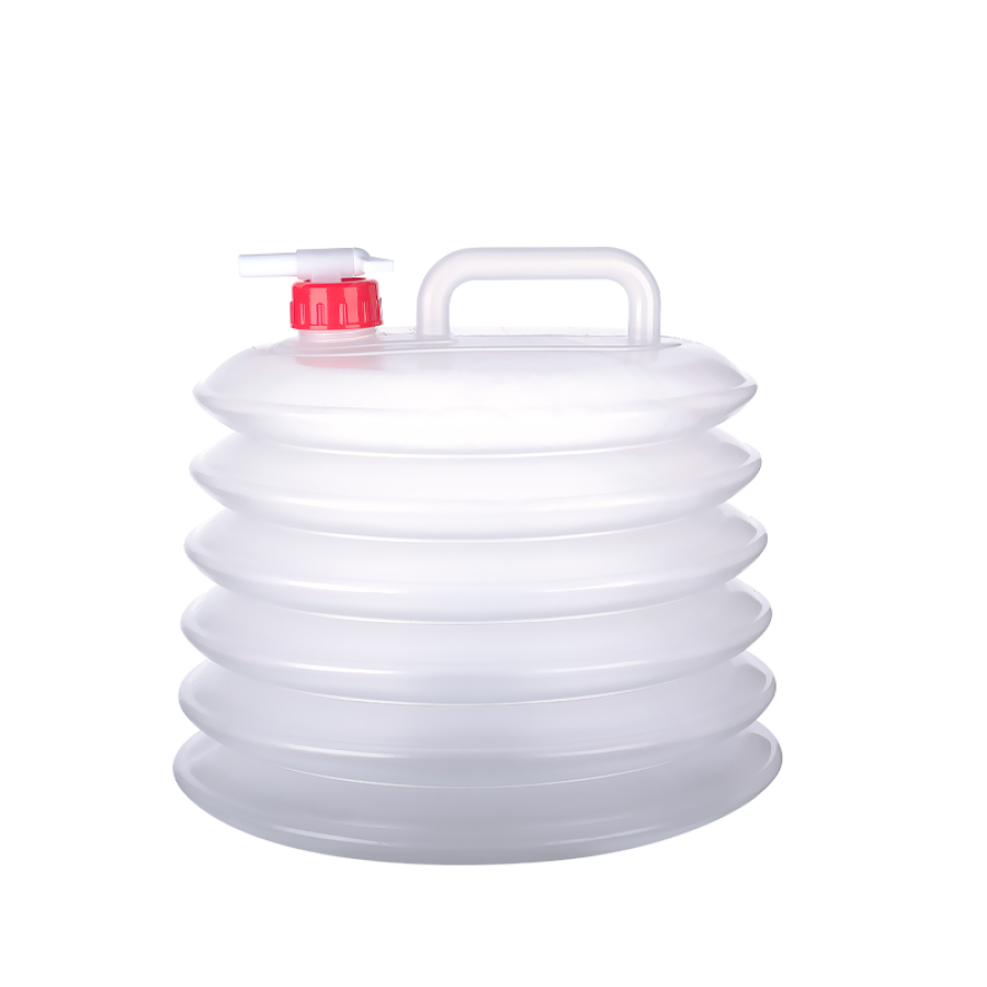 Folding Water Canister with Tap - Water Bucket - Camping Canister 10 LT