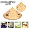 Natural Color Cambodia Cambodian Vietnam Hat PVC Straw
