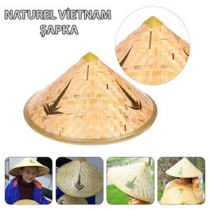 Natural Color Cambodia Cambodian Vietnam Hat PVC Straw