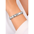 Steel Bracelet with Heart Detail – Stylish Stainless Steel Italian Model Bracelet