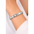 Steel Bracelet with Heart Detail – Stylish Stainless Steel Italian Model Bracelet