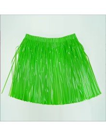 Neon Green Hawaiian Party Skirt 40 cm