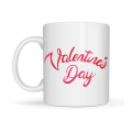 Valentine s Day Porcelain Mug Model 3 - Love Themed Special Design Coffee & Tea Cup, Valentine s Day Gift