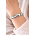 Personalized Steel Bracelet with the Letter R – Italian Charm Bracelet, Adjustable Elegant Design Personalized Steel Bracelet with the Letter R – Italian Charm Bracelet, Adjustable Elegant Design
