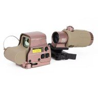 Nikula 558-G43 XPS2 Target Marker Red Dot - Holographic Reticle, Set with 5x Magnification Desert Color