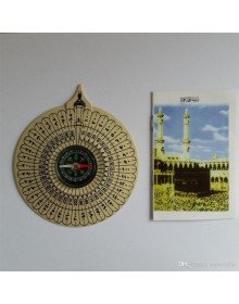Compass for Qibla Determination in Nikula-Wallet Shape