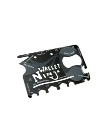 Ninja Wallet Survival Emergency Kit / Card - 18 in 1