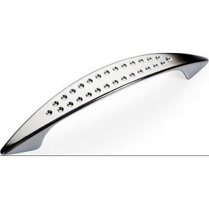Dotted Cabinet Drawer Handle 96 mm Chrome