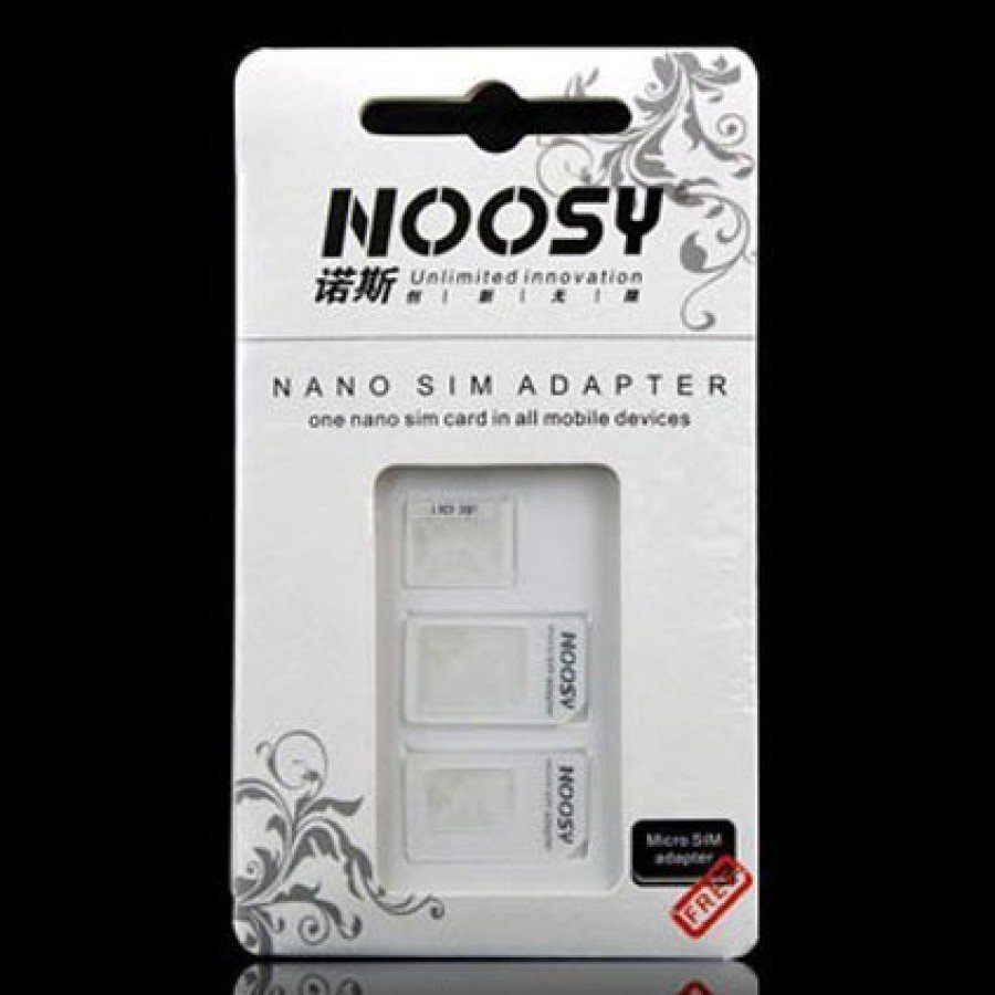 Noosy: Nano and Micro Sim Card Adapter