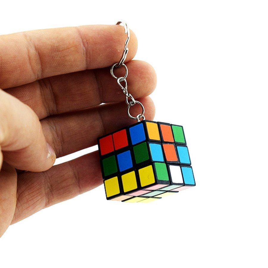 Nostalgic Intelligence Cube Magic Mini Rubik Keychain