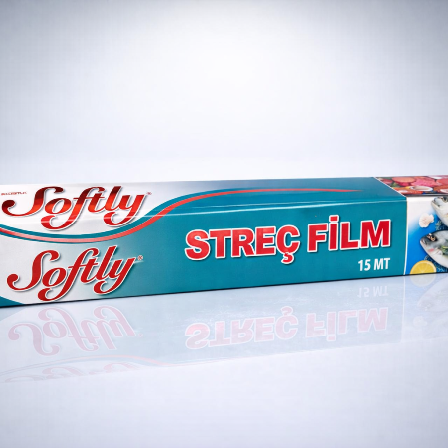 Softly Stretch Film 15 Meters Food Stretch Film Kitchen Stretch Foil Transparent Storage Film 1 Piece Softly Stretch Film 15 Meters Food Stretch Film Kitchen Stretch Foil Transparent Storage Film 1 Piece