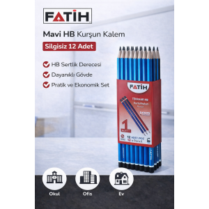 Fatih Mercanlı 12010 HB Pencil 12 Pcs Fatih Mercanlı 12010 HB Pencil 12 Pcs