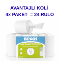 Professional Core Draw Paper Towel 4 Boxes | 24 Rolls | Industrial Use