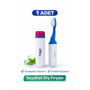 Difas Travel Type Toothbrush | Portable 1 Piece with Cover Difas Travel Type Toothbrush | Portable 1 Piece with Cover