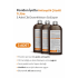 Baticonal Antiseptic Solution with Povidone Iodine 1 Liter x 3 Skin Disinfectant Solution