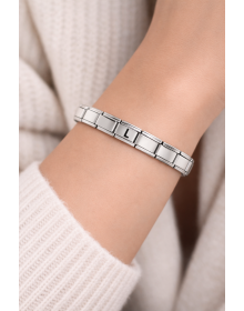 L Letter Steel Bracelet – Personalized Initial Bracelet – Stainless Steel Elegant Women's Bracelet