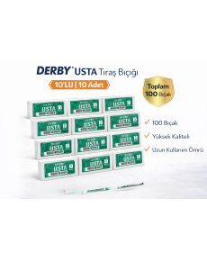 Derby Master Double Sided Razor Full Blade Barber Razor 10 PACKS Derby Master Double Sided Razor Full Blade Barber Razor 10 PACKS