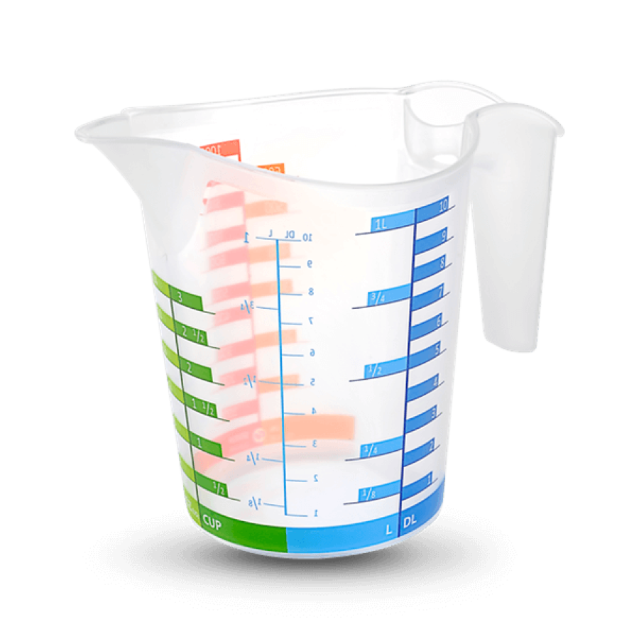 Measuring Cup Graduated Color 1000 ML