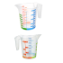 Measuring Cup Graduated Color 1000 ML + 300 ML Set