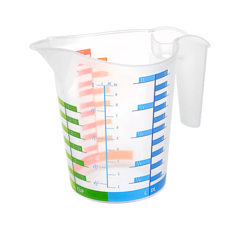 Measuring Cup Graduated Color 1000 ML + 500 ML Set