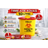 Medical Waste Bucket 10 Liters 1 Medical Waste Box with Lid Infected Waste Bucket
