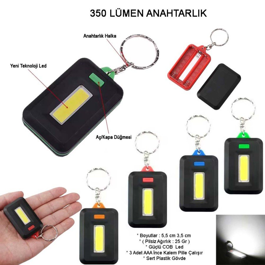 Ambient Lighting 350 Lumen Keychain Wt-377
