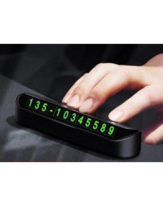 Automobile Glove Box Retractable Telephone Number Holder