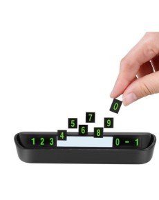 Automobile Glove Box Retractable Telephone Number Holder