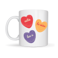 Cutie Be Mine lYK U Porcelain Mug – Model 9 - Special Sweet Design for Lovers