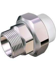 PVC Pipe PPRC External Threaded Head Fitting 20x1/2'' 10 Pieces