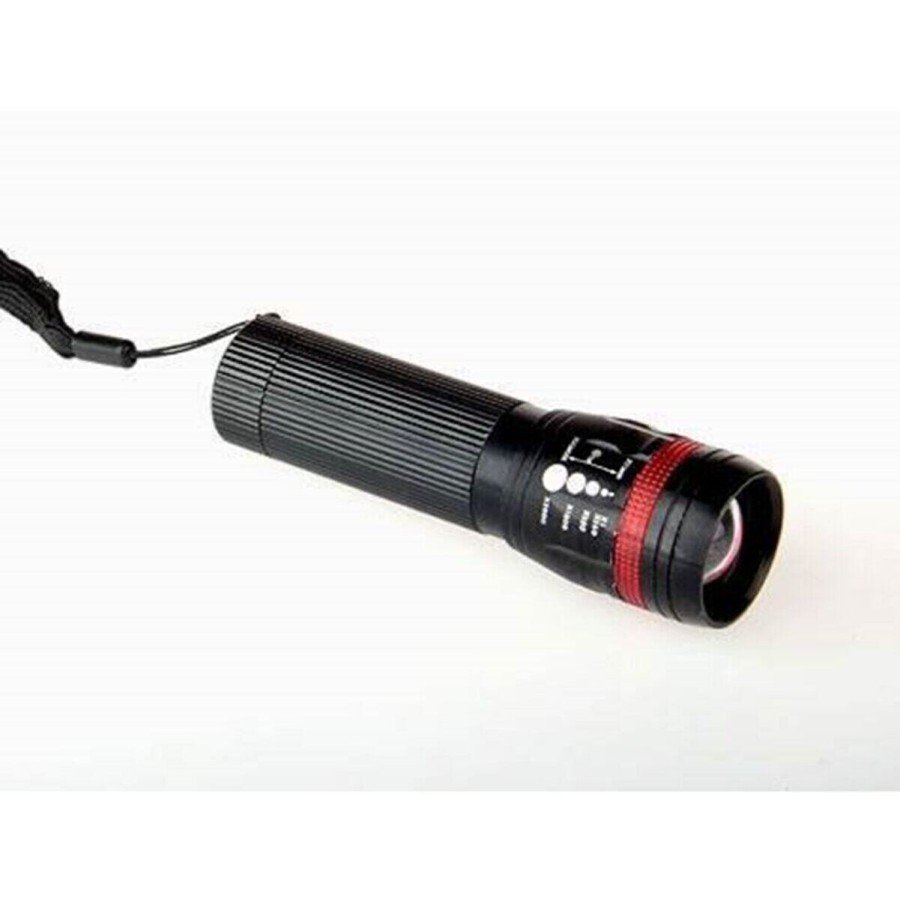 Durable Ranged Zoom Battery-Operated Flashlight for Private Security