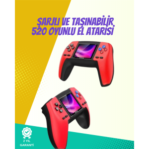 P5 Retro GamePad – Compact Design, 520 Games, Special for Nostalgia Lovers
