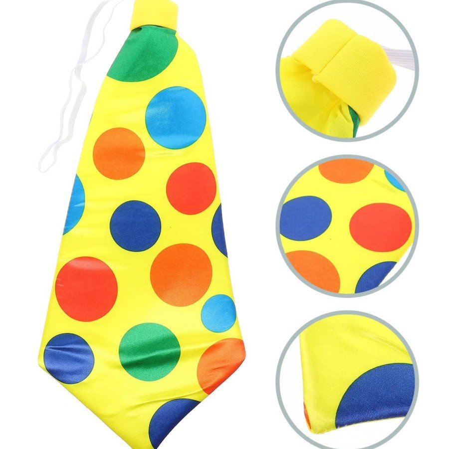 Clown Tie Elastic Wide Cut 17x37 cm Clown Tie Elastic Wide Cut 17x37 cm