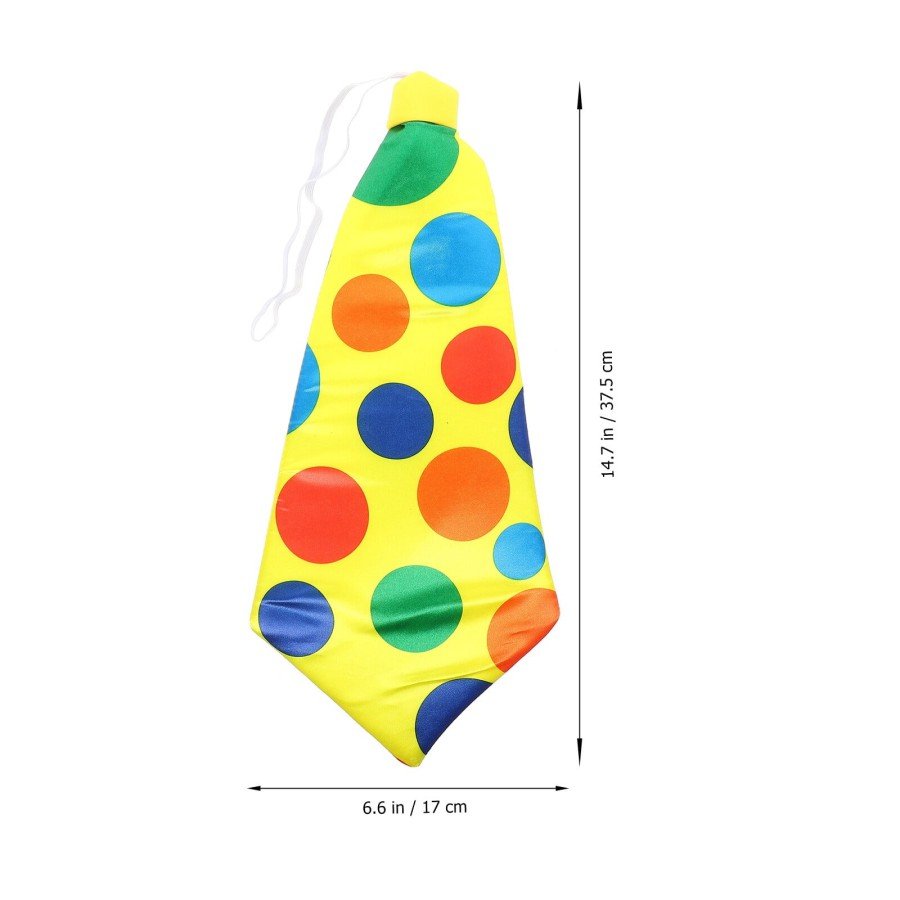 Clown Tie Elastic Wide Cut 17x37 cm Clown Tie Elastic Wide Cut 17x37 cm